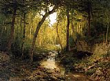 Alexander Helwig Wyant Famous Paintings - A Summer Haunt